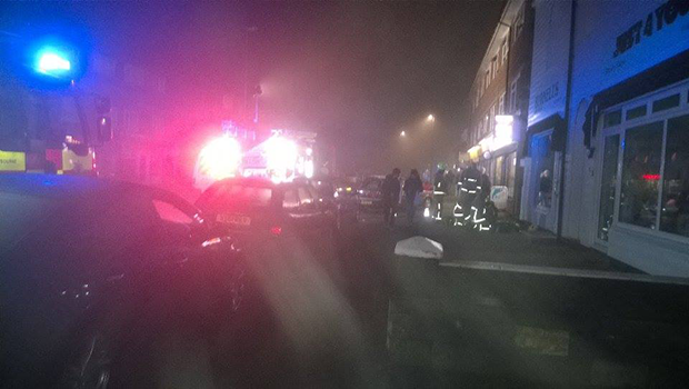 fire scene pevensey bay