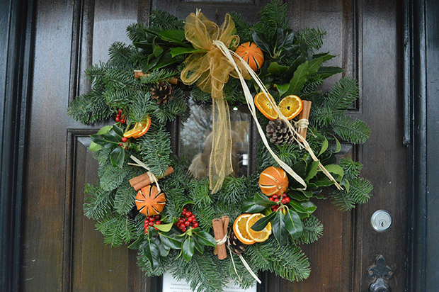 wreath vines flowers sussex