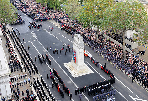 Her_Majesty_the_Queen_Lays_a_Wreath_at_the_Cenotaph_London_During_Remembrance_Sunday_Service_MOD_45152054