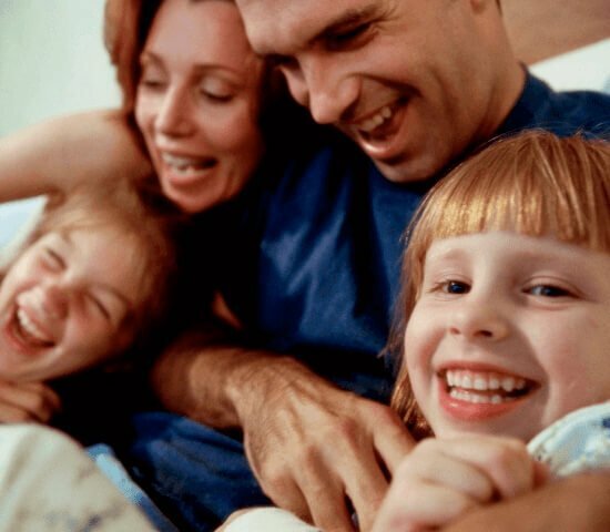 family-laughing